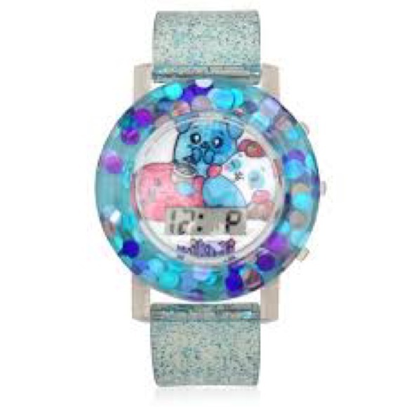 Pikmi Pop flashing light watch lcd light glitter strap brand new in box! 6+ - Picture 16 of 16